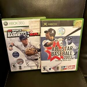 Xbox 360 Baseball Video Game Bundle
